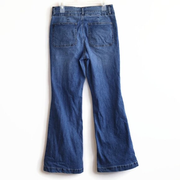 Size 8 - d. jeans flare leg jeans - Medium Wash - Blue Jeans - Denim Jeans - Picture 2 of 11
